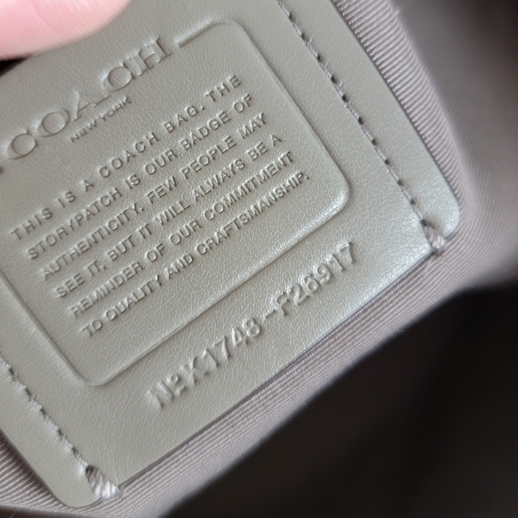 COACH F26917 SMALL KELSEY SATCHEL Gray Pebbled Leather - Picture 14 of 15